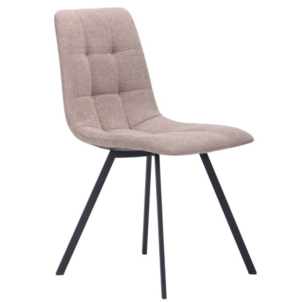 Стілець AMF Harlem Чорний-Меланж Латте-1