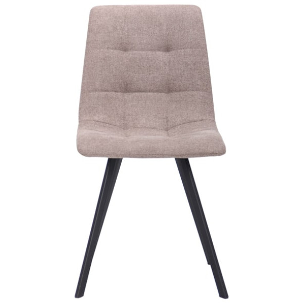 Стілець AMF Harlem Чорний-Меланж Латте-2