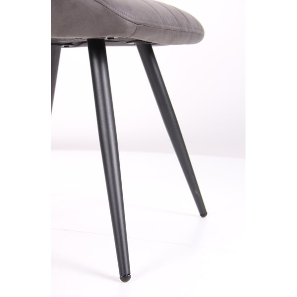 Стілець AMF Френк чорний-cowboy базальт-11