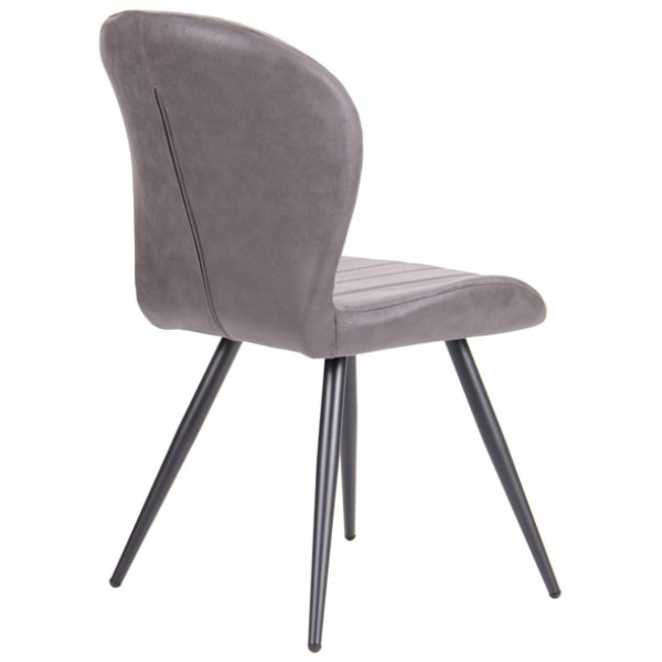 Стілець AMF Френк чорний-cowboy базальт-4