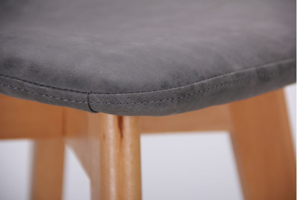 Барный стул AMF Timber cowboy Серый-10