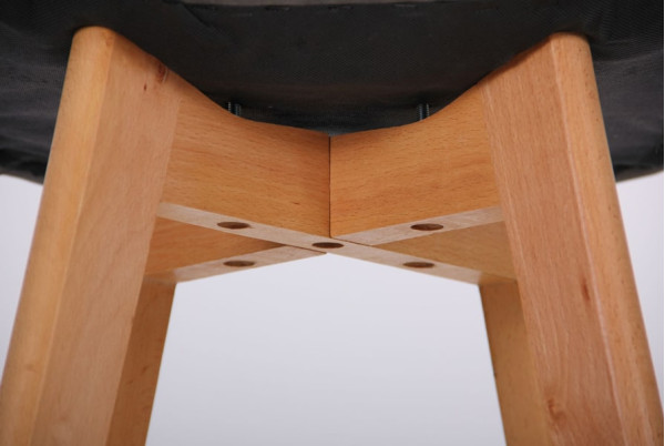 Барный стул AMF Timber cowboy Серый-11