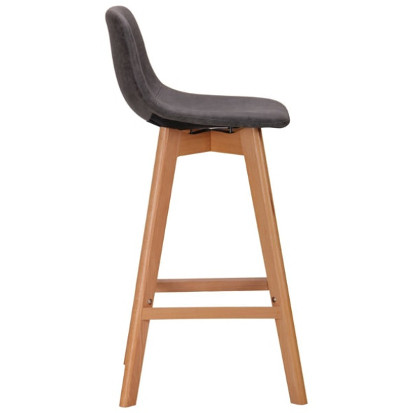 Барный стул AMF Timber cowboy Серый-3