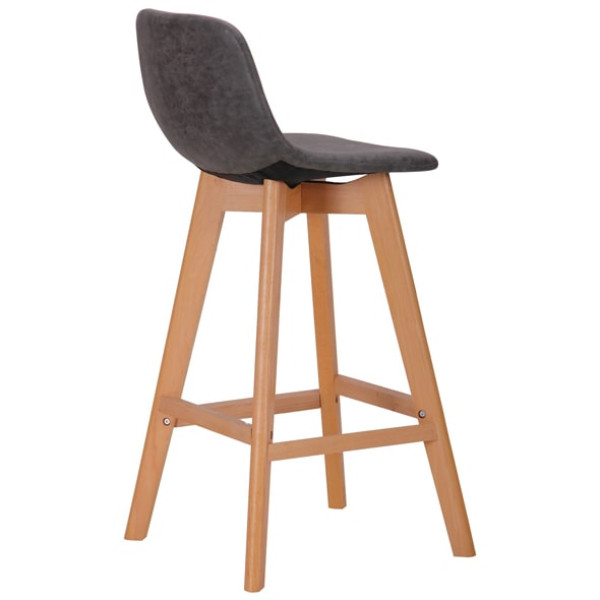 Барный стул AMF Timber cowboy Серый-4