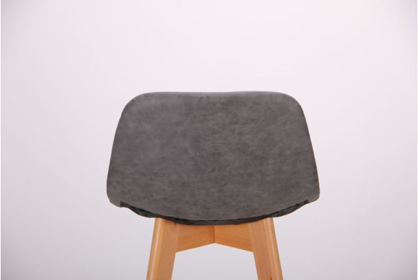 Барный стул AMF Timber cowboy Серый-9