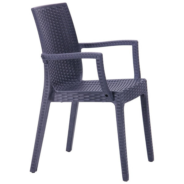 Стул AMF Dafne Ротанг Антрацит-1