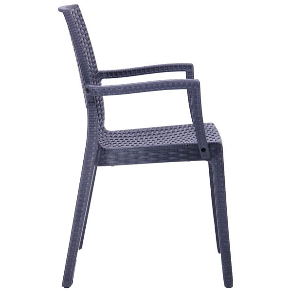 Стул AMF Dafne Ротанг Антрацит-2