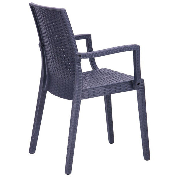 Стул AMF Dafne Ротанг Антрацит-4