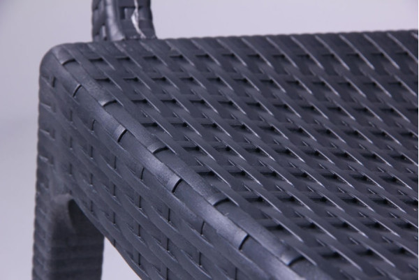 Стул AMF Dafne Ротанг Антрацит-7