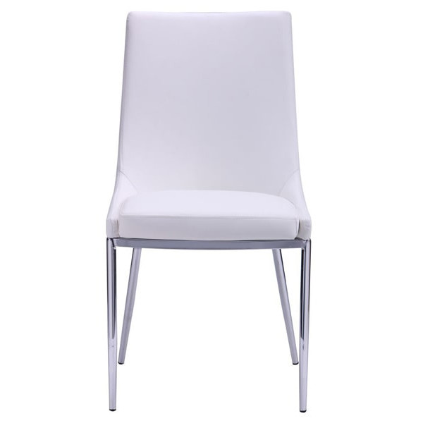 Стілець AMF Каталонія База хром - Білий-2