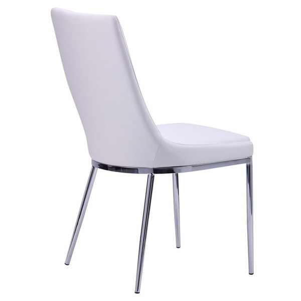 Стілець AMF Каталонія База хром - Білий-3