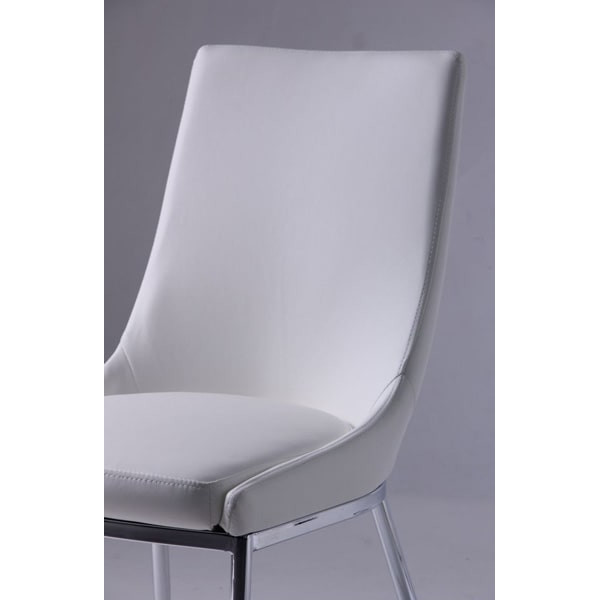 Стілець AMF Каталонія База хром - Білий-4