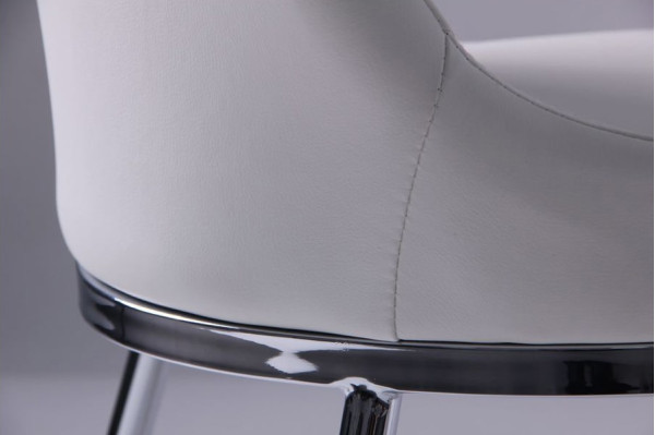 Стілець AMF Каталонія База хром - Білий-6
