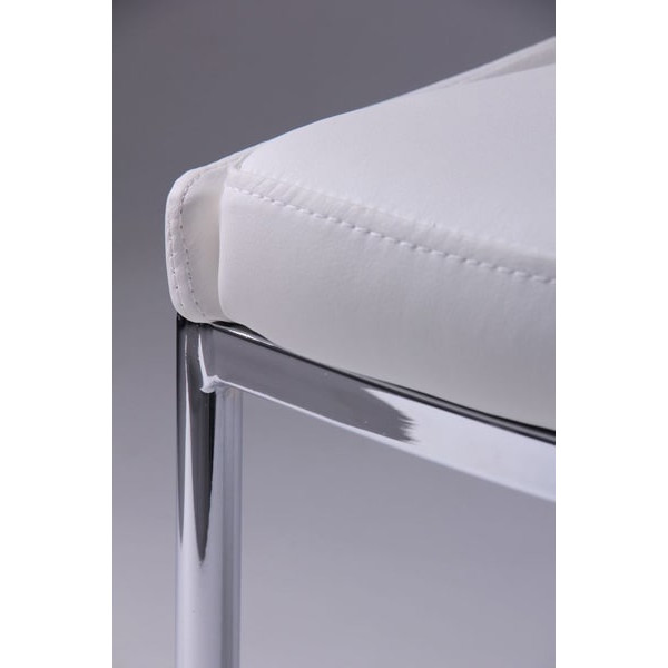 Стілець AMF Каталонія База хром - Білий-7