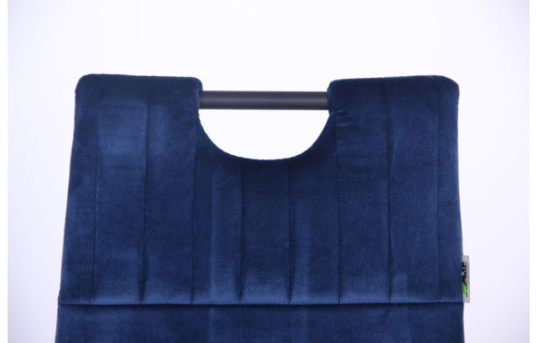 Стул AMF Alabama Черный-велюр темно-синий-12