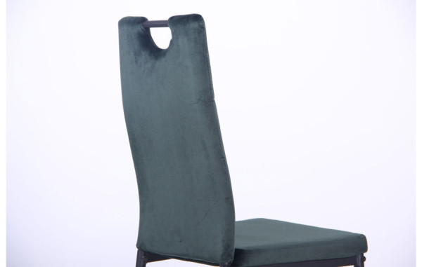 Стул AMF Alabama Черный-велюр темно-зеленый-7