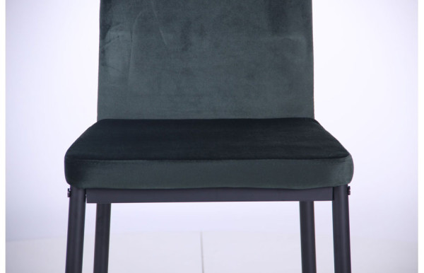 Стул AMF Alabama Черный-велюр темно-зеленый-10