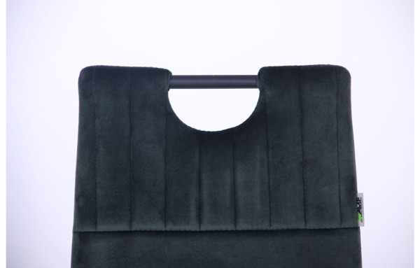 Стул AMF Alabama Черный-велюр темно-зеленый-11