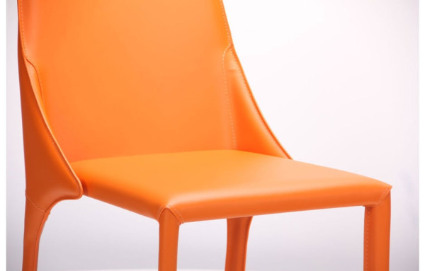Стул AMF Artisan Оrange leather кожа-11