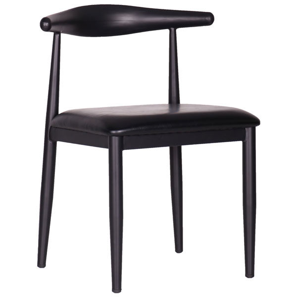 Стул AMF Horn black экокожа-0