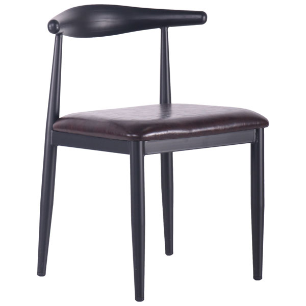 Стул AMF Horn brown экокожа-1