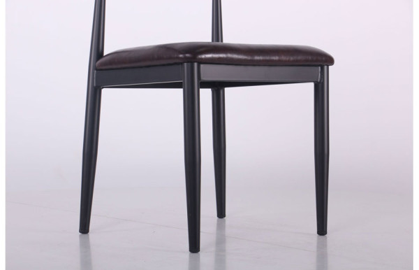 Стул AMF Horn brown экокожа-9