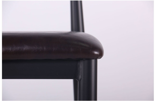 Стул AMF Horn brown экокожа-12