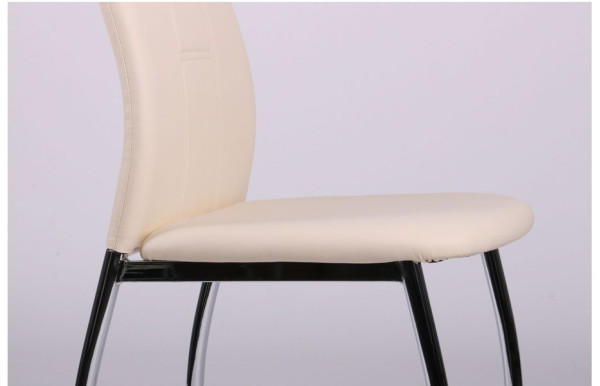 Стул AMF Николас Хром Сливочный-7