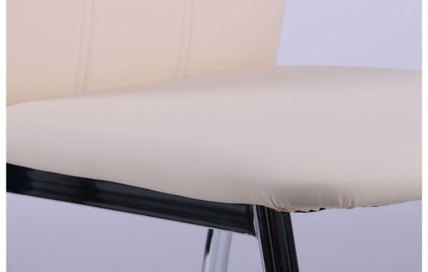 Стул AMF Николас Хром Сливочный-8