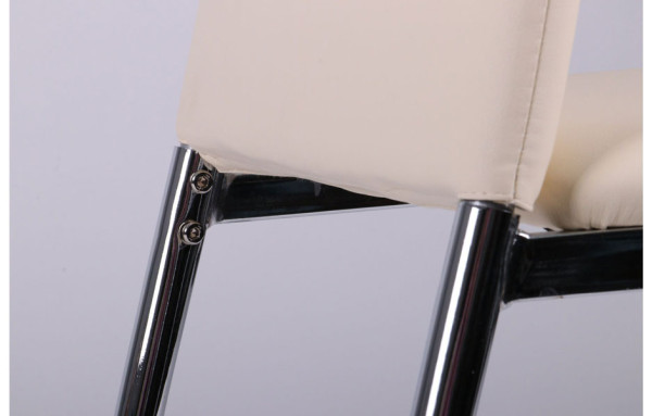 Стул AMF Николас Хром Сливочный-10