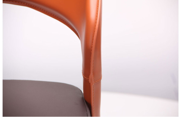 Стілець AMF Ottoman Сaramel leather-spice екошкіра-6