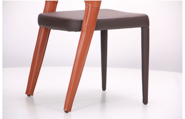 Стілець AMF Ottoman Сaramel leather-spice екошкіра-9