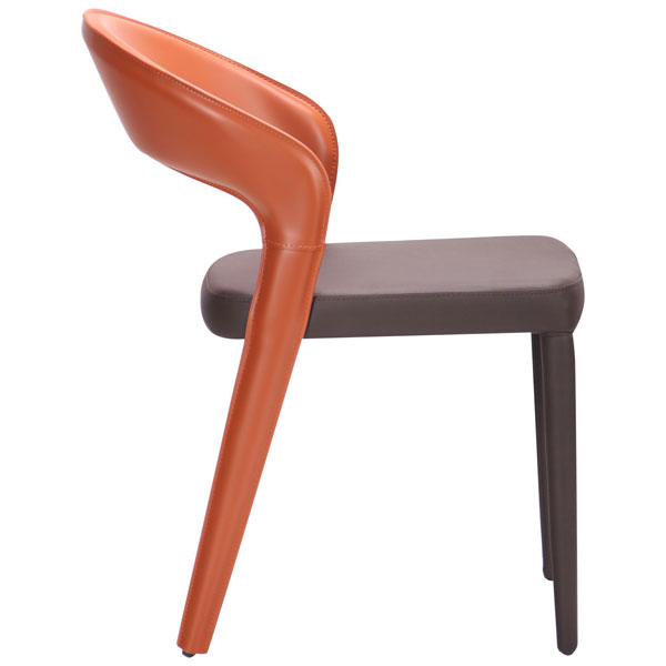 Стілець AMF Ottoman Сaramel leather-spice екошкіра-3