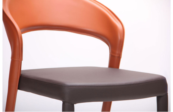 Стілець AMF Ottoman Сaramel leather-spice екошкіра-10