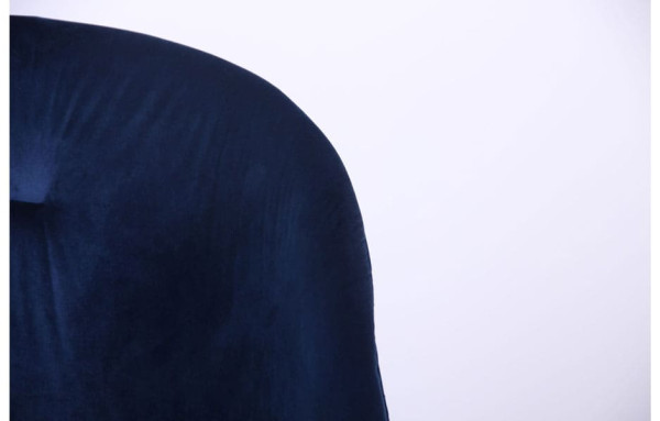 Крісло поворотне AMF Sacramento Чорний-велюр Темно-синій-10