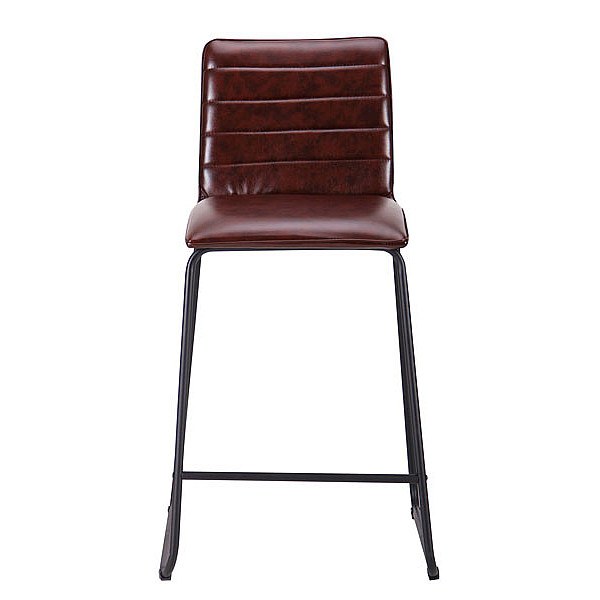 Барний стілець AMF Doro Чорний Браун-2