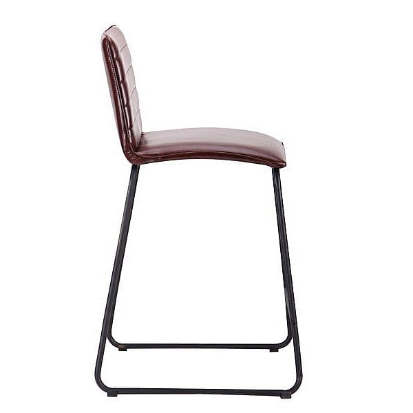 Барний стілець AMF Doro Чорний Браун-3