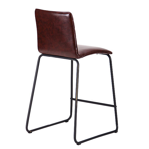Барний стілець AMF Doro Чорний Браун-4