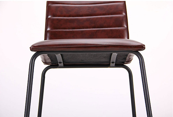 Барний стілець AMF Doro Чорний Браун-6