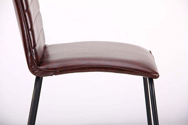 Барний стілець AMF Doro Чорний Браун-7