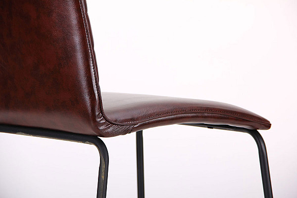 Барний стілець AMF Doro Чорний Браун-9