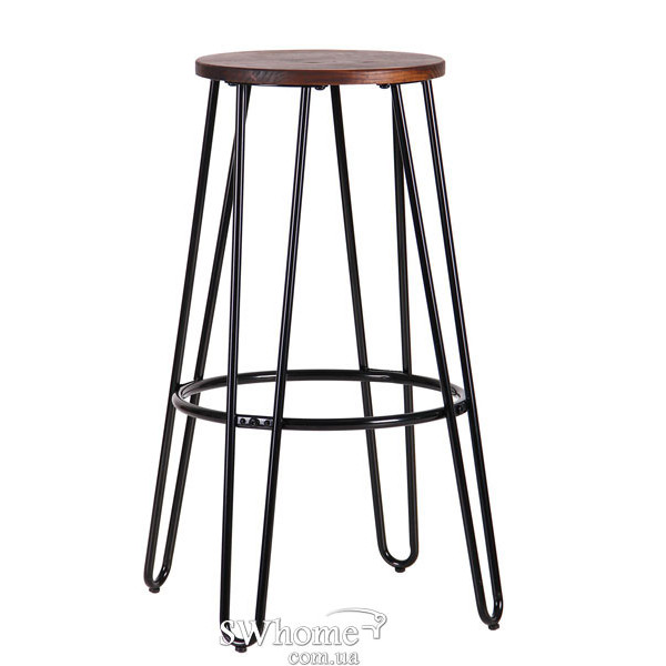 Барний стілець AMF Hendrix Чорний-0