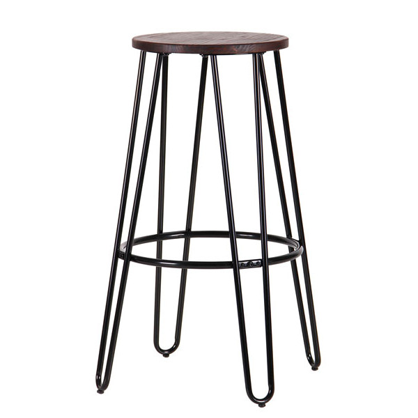 Барний стілець AMF Hendrix Чорний-8