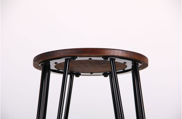 Барний стілець AMF Hendrix Чорний-6