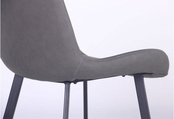 Стул AMF Chris Black/PU gray-12