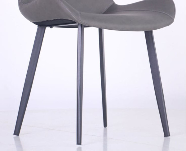 Стул AMF Chris Black/PU gray-13