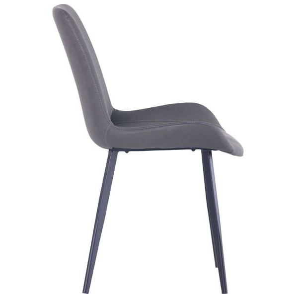 Стул AMF Chris Black/PU gray-3