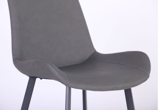 Стул AMF Chris Black/PU gray-6