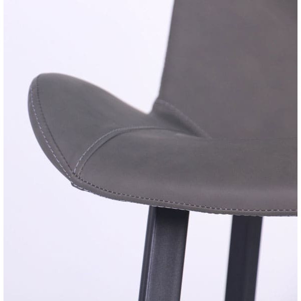 Стул AMF Chris Black/PU gray-9