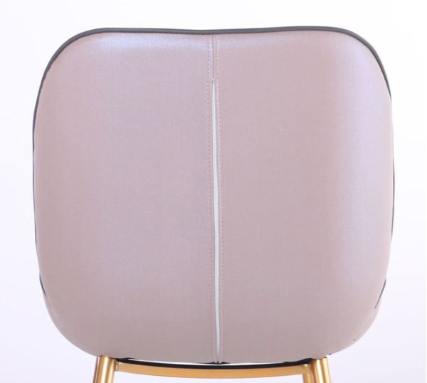 Стілець AMF Doris Gold/PU creamy white-9